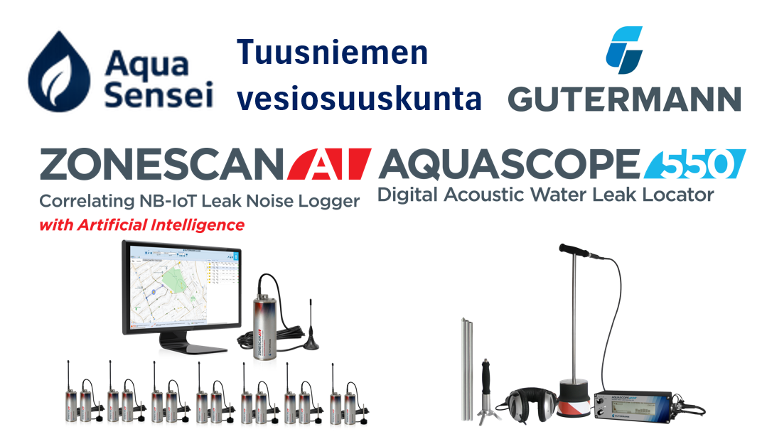 Tuusniemen vesiosuuskunta panostaa vuodonhakuun!